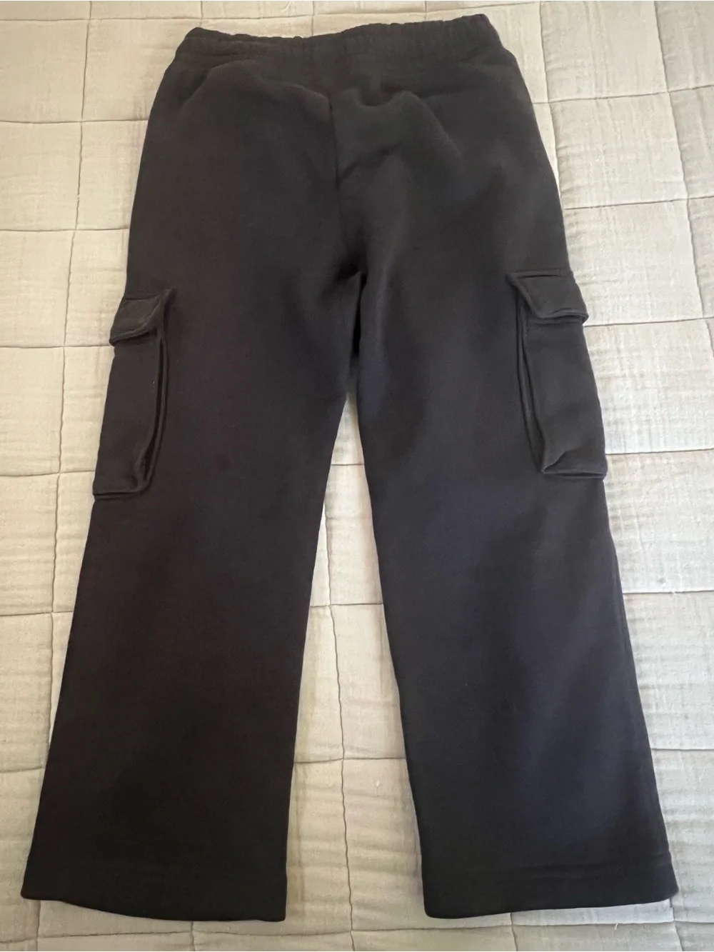 GAP Girl Set of Sweatpants in Black and Light Gray